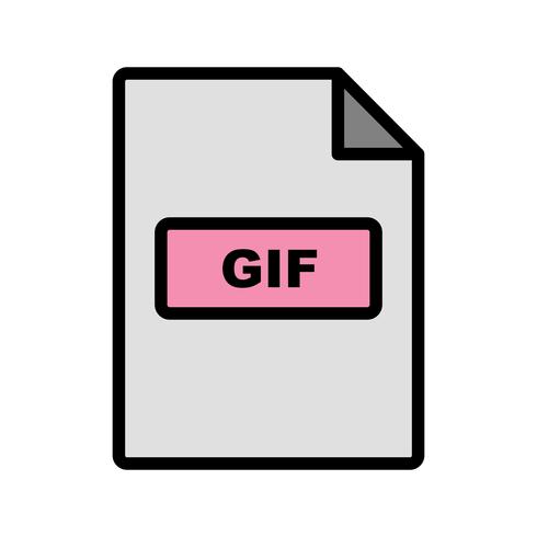 gif vector pictogram