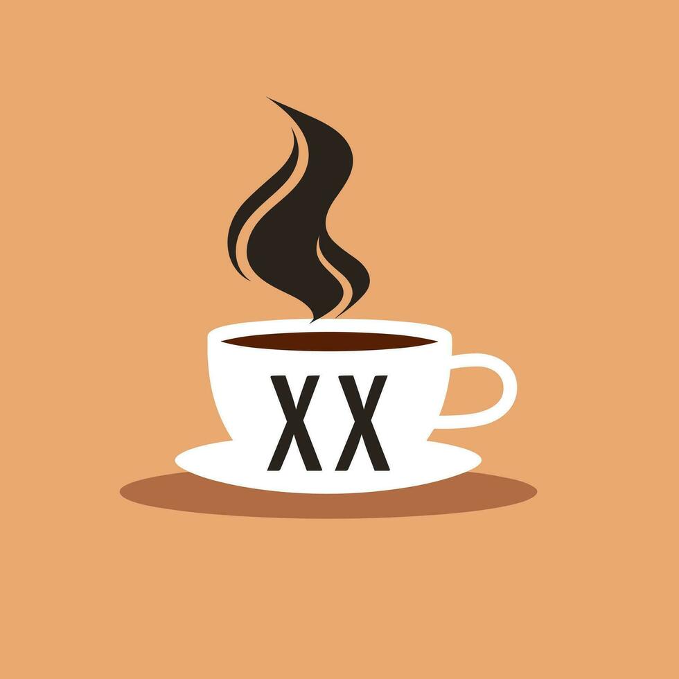 ai gegenereerd latte kunst studio gevulde kleurrijk eerste logo idee. cursussen voor barista. koffie winkel bedrijf. brieven binnen koffie mok vorm geven aan. grafisch ontwerp vector