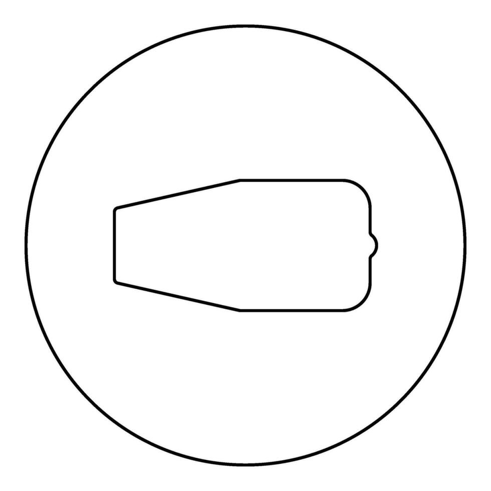 turbine vliegtuig turbomachine Jet motor vliegtuig motor ventilator vlak icoon in cirkel ronde zwart kleur vector illustratie beeld schets contour lijn dun stijl