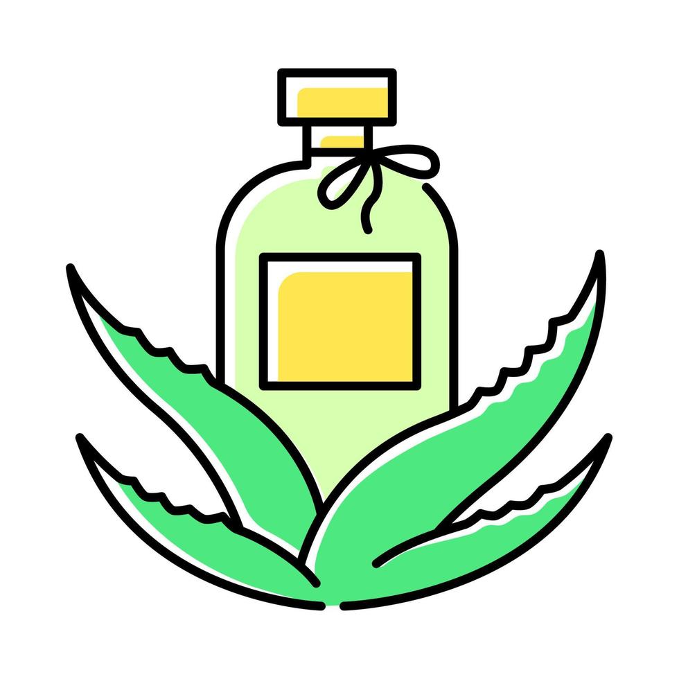 biologische lotion groene kleur icoon vector