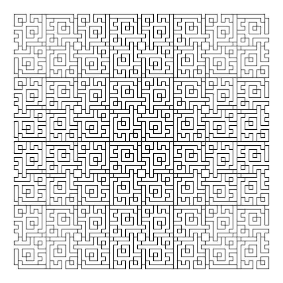 doolhof puzzel spel vector patroon