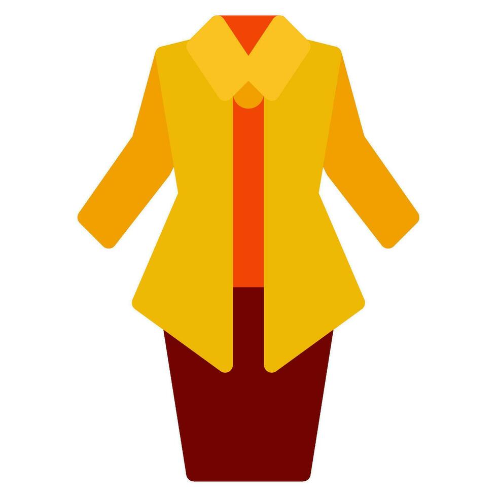 kebaya icoon illustratie voor web, app, infografisch, enz vector