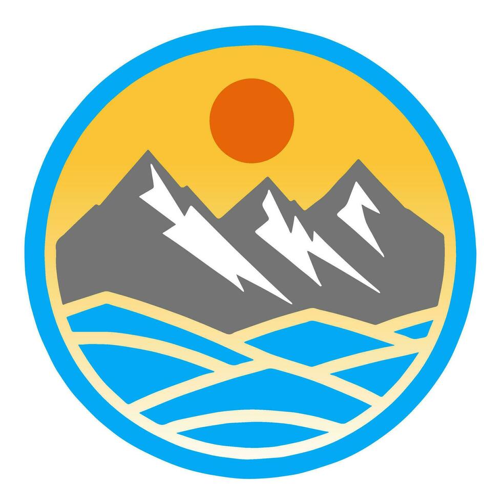 vector logo van berg illustratie