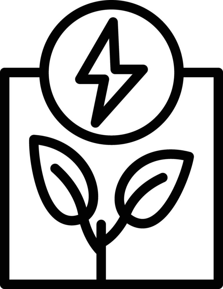 groen energie vector icoon