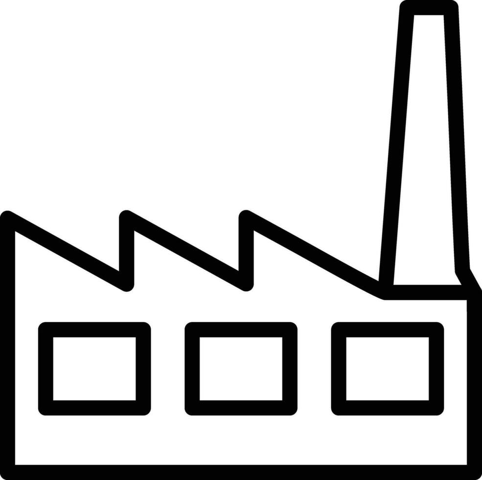 fabriek vector pictogram