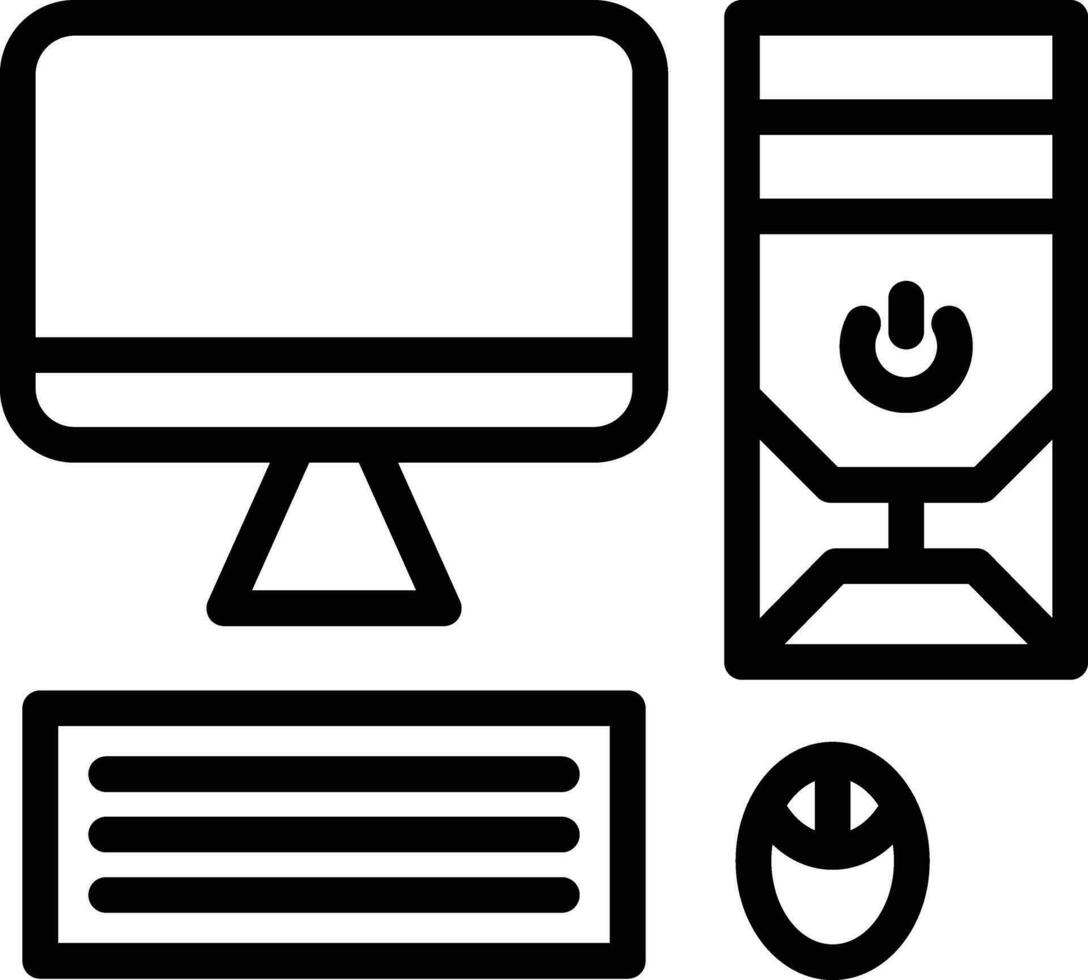 computer vector pictogram