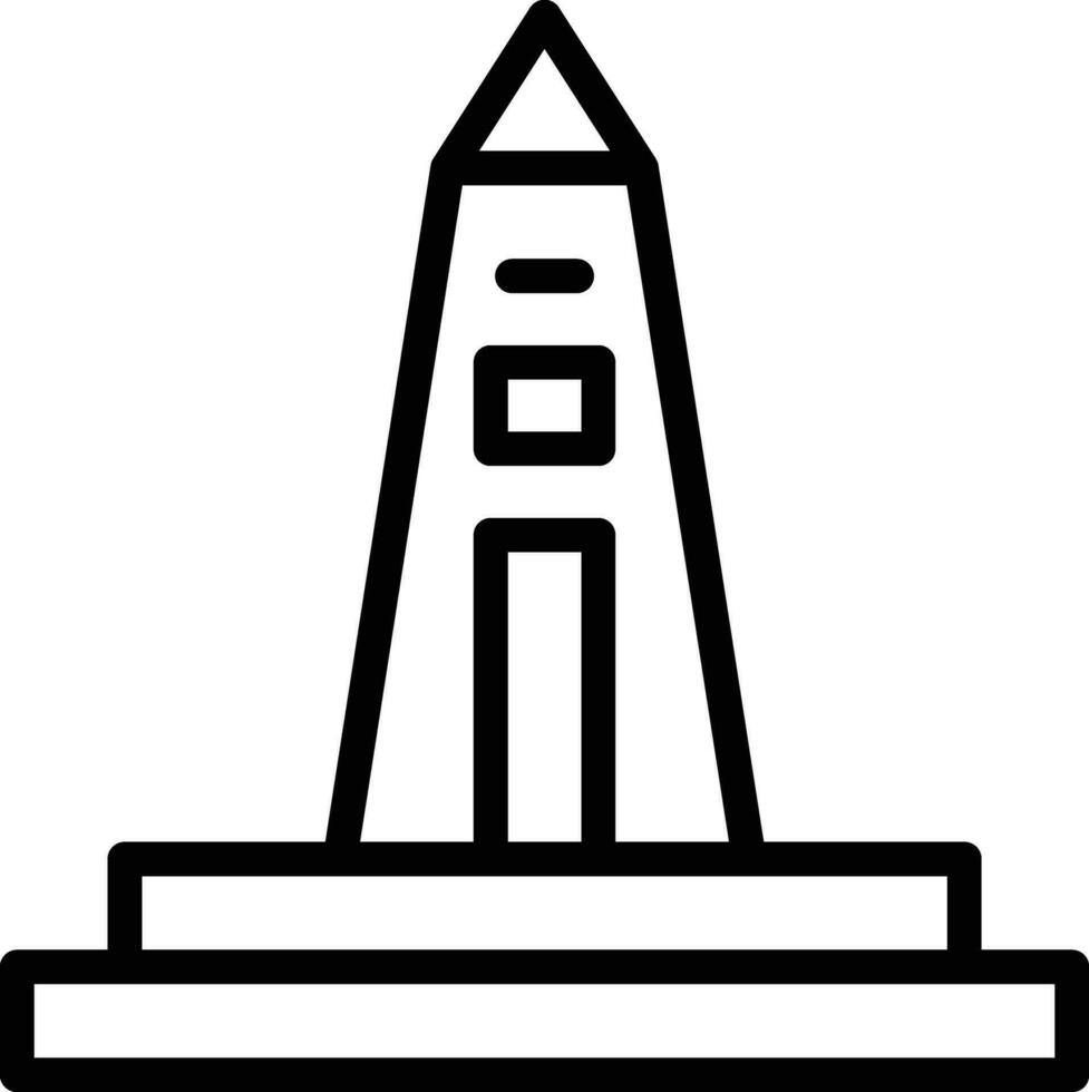 obelisk vector icoon