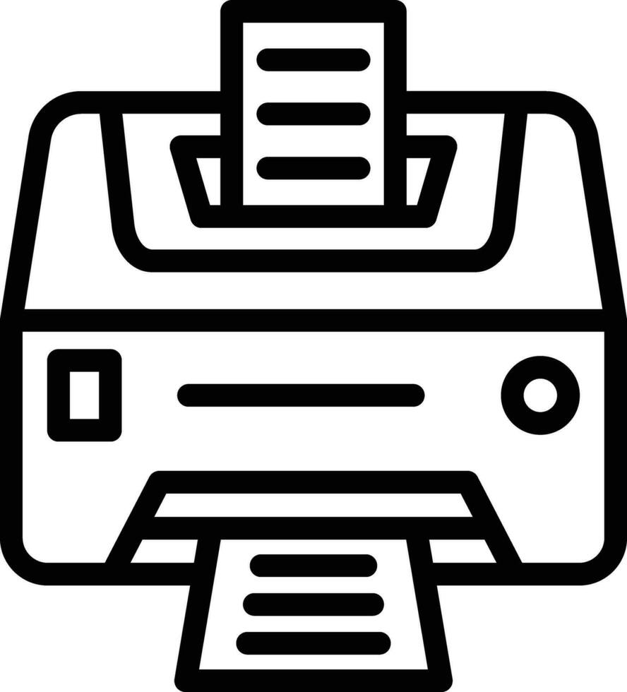 printer vector pictogram