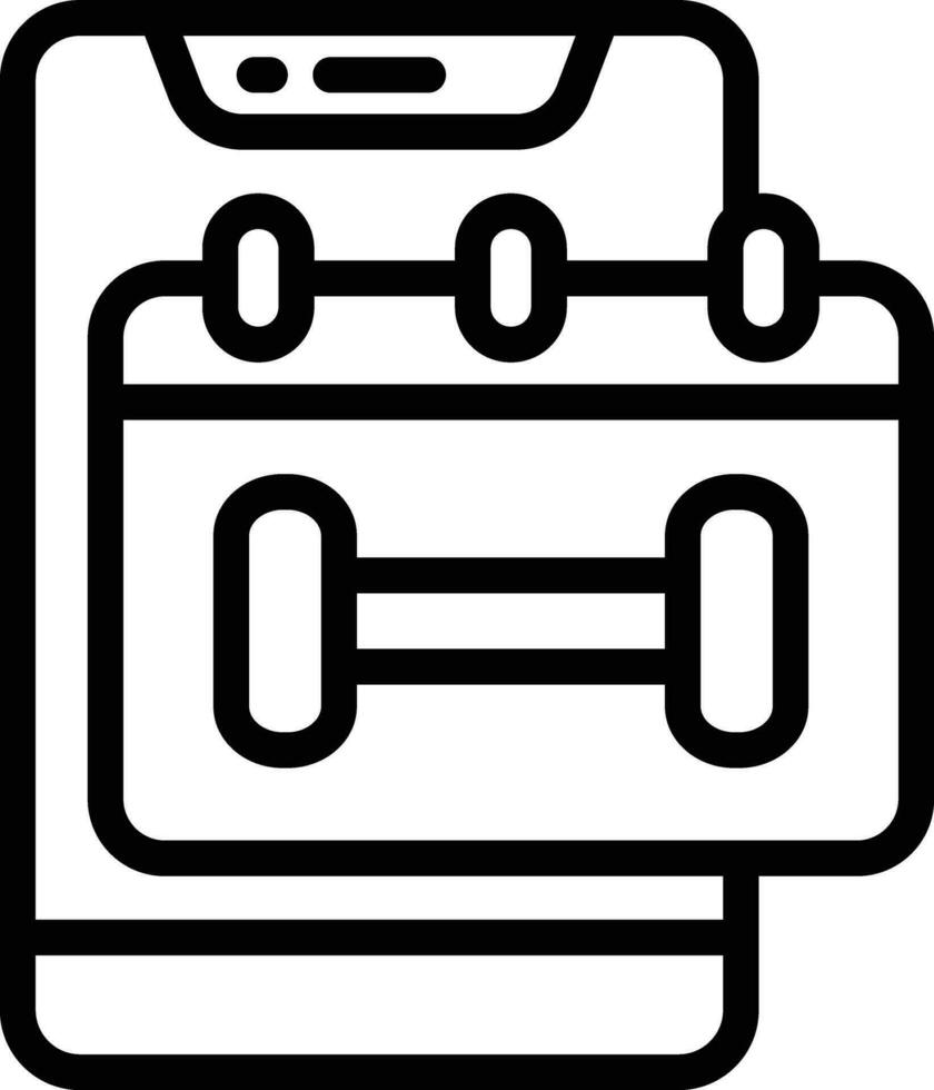 training schema vector icoon