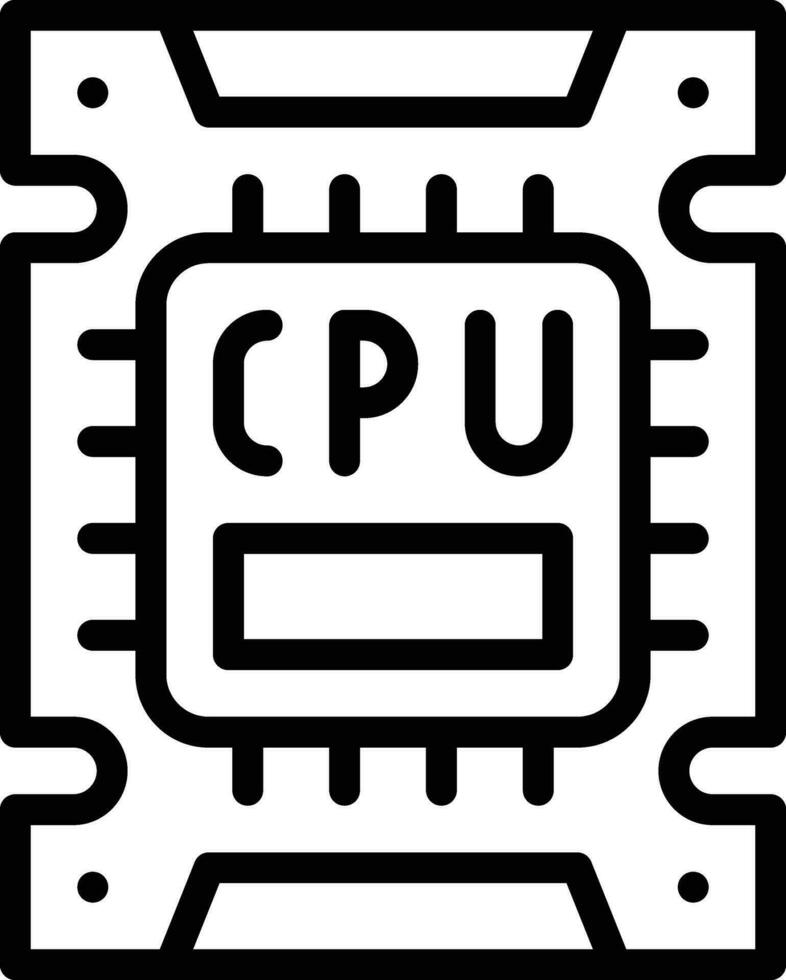 CPU vector icoon