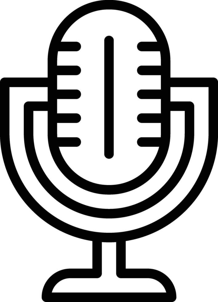 microfoon vector pictogram