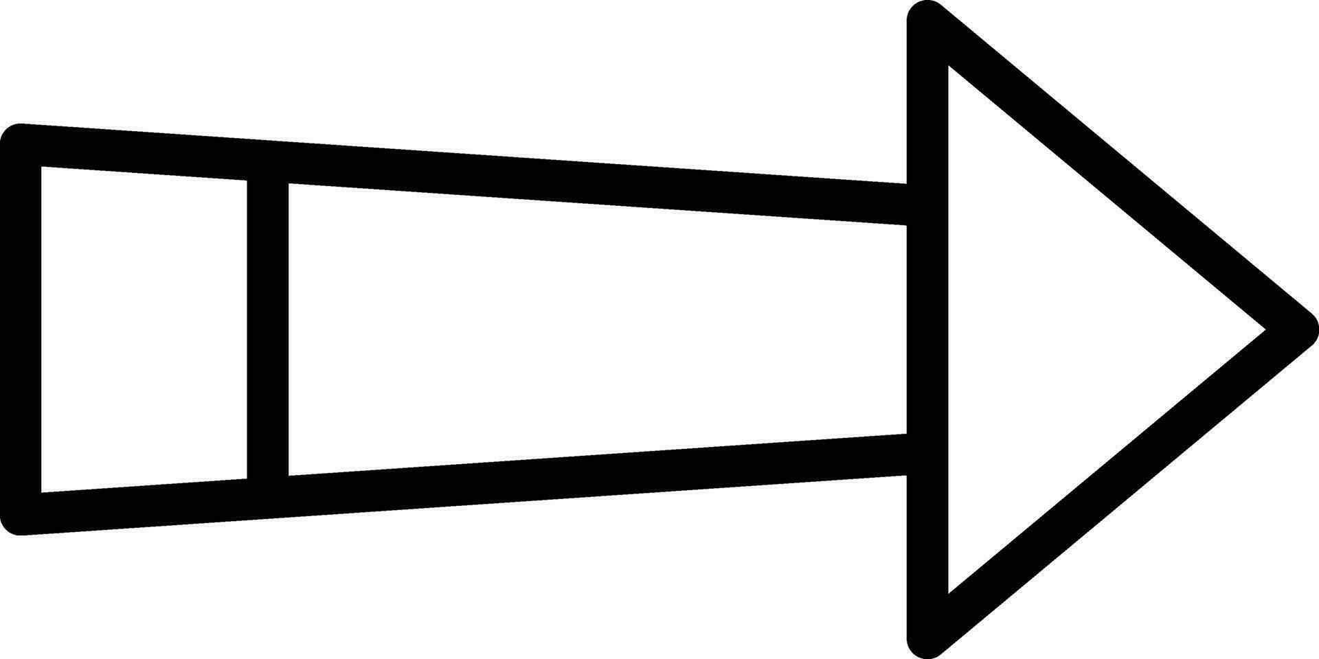 pijl vector pictogram