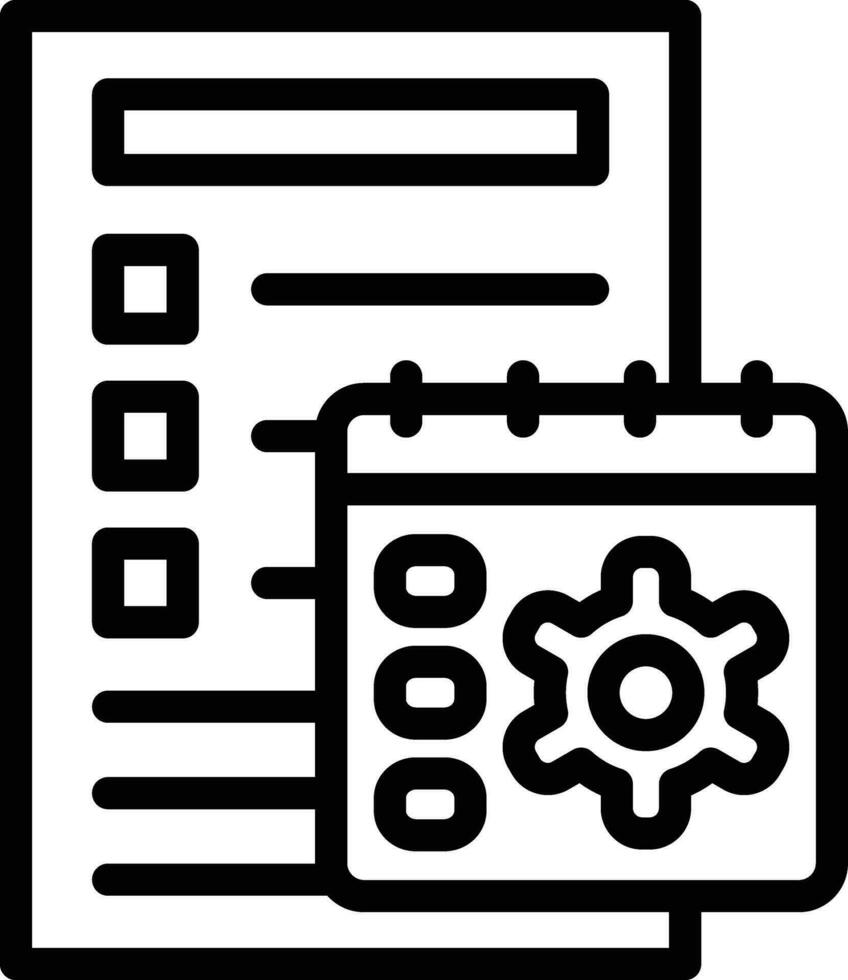 taken schema vector icoon