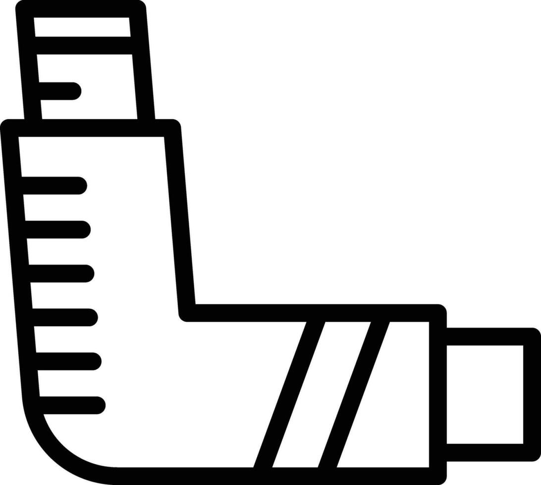 inhalator vector pictogram