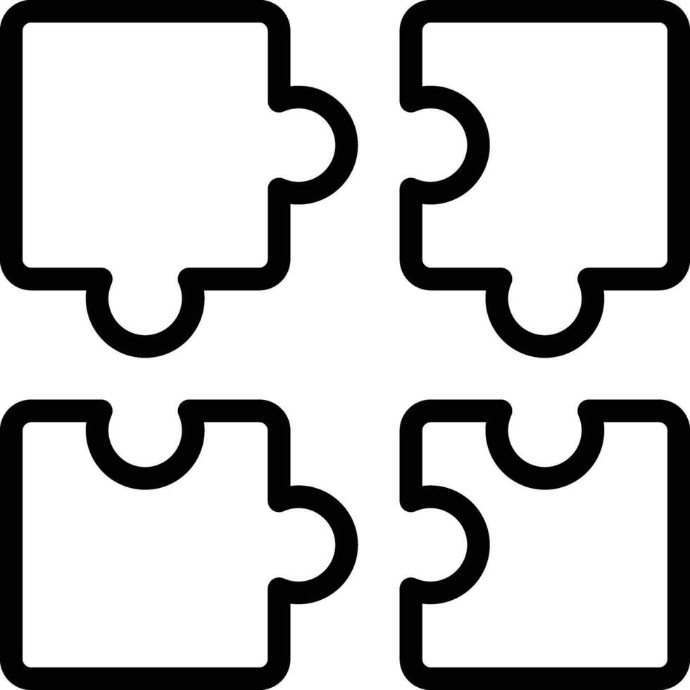 puzzel vector pictogram