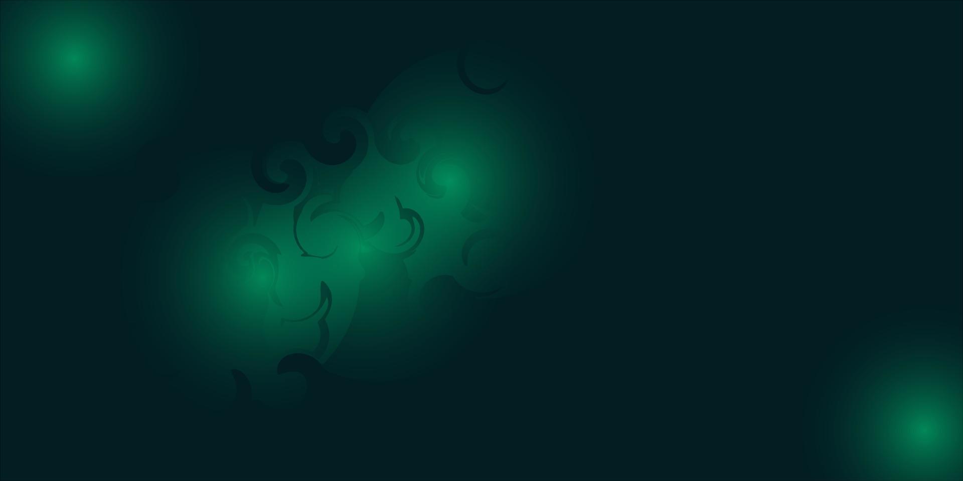 moderne trendy abstracte groene kleur vervagen licht concept achtergrond met zachte oranament vector concept ontwerp inspiratie illustratie idee