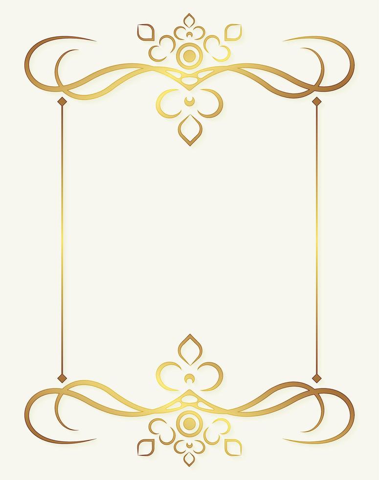 elegante decoratieve frame ontwerp achtergrond vector