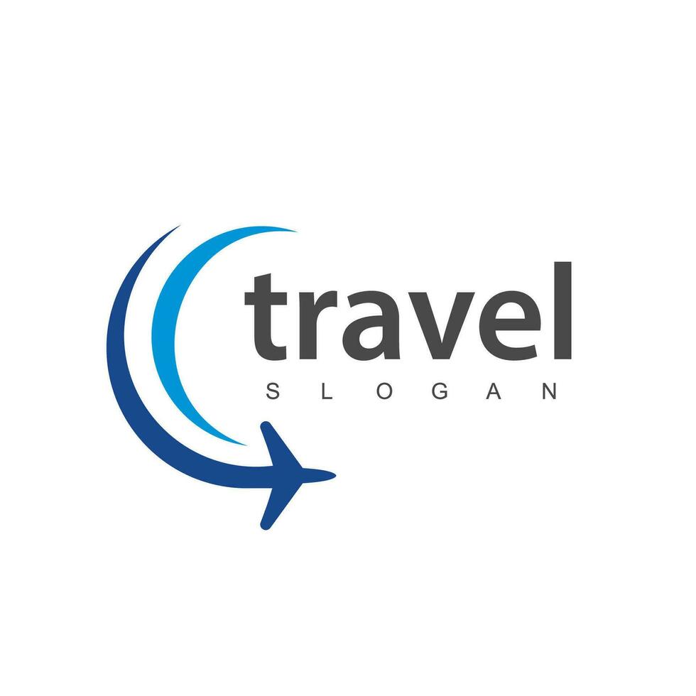reizen agentschap bedrijf logo. vervoer, logistiek levering logo ontwerp vector