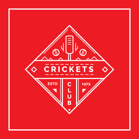 cricket logo vector