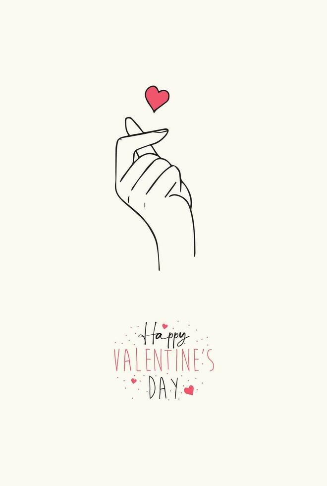 gelukkig Valentijnsdag dag, liefde , schattig liefde, Valentijn vector