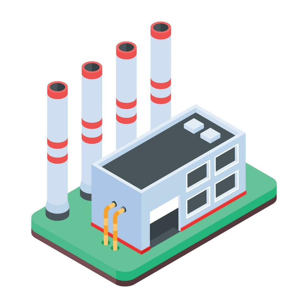 isometrische stijl ecosysteem icoon vector