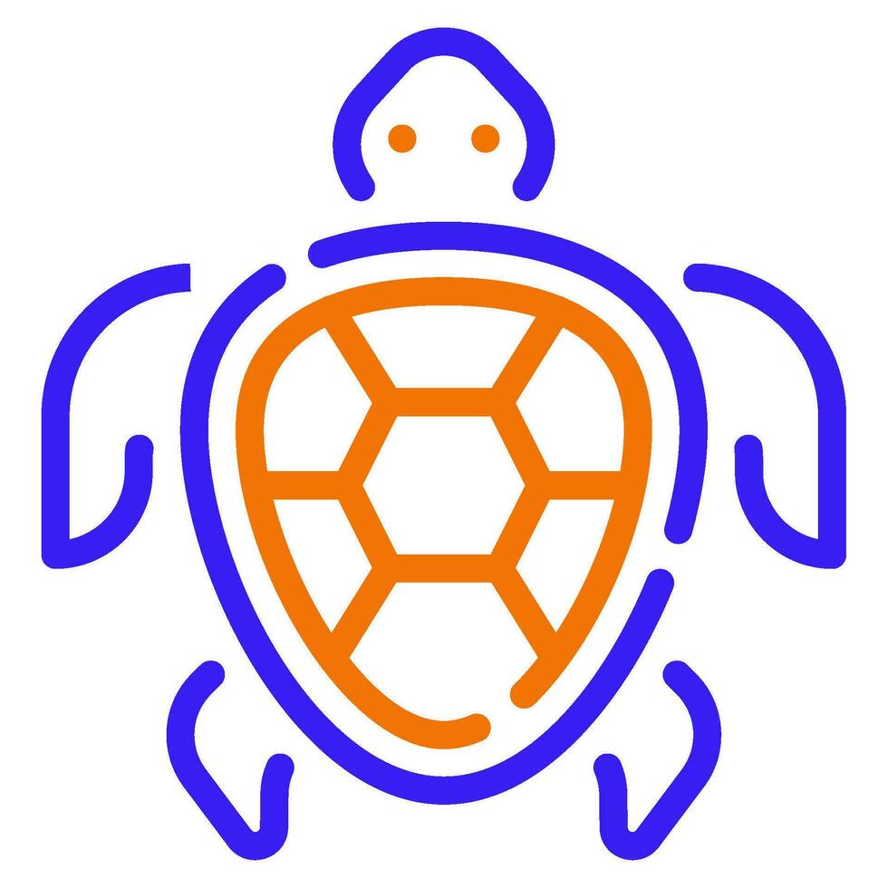 schildpad icoon illustratie voor web, app, infografisch, enz vector