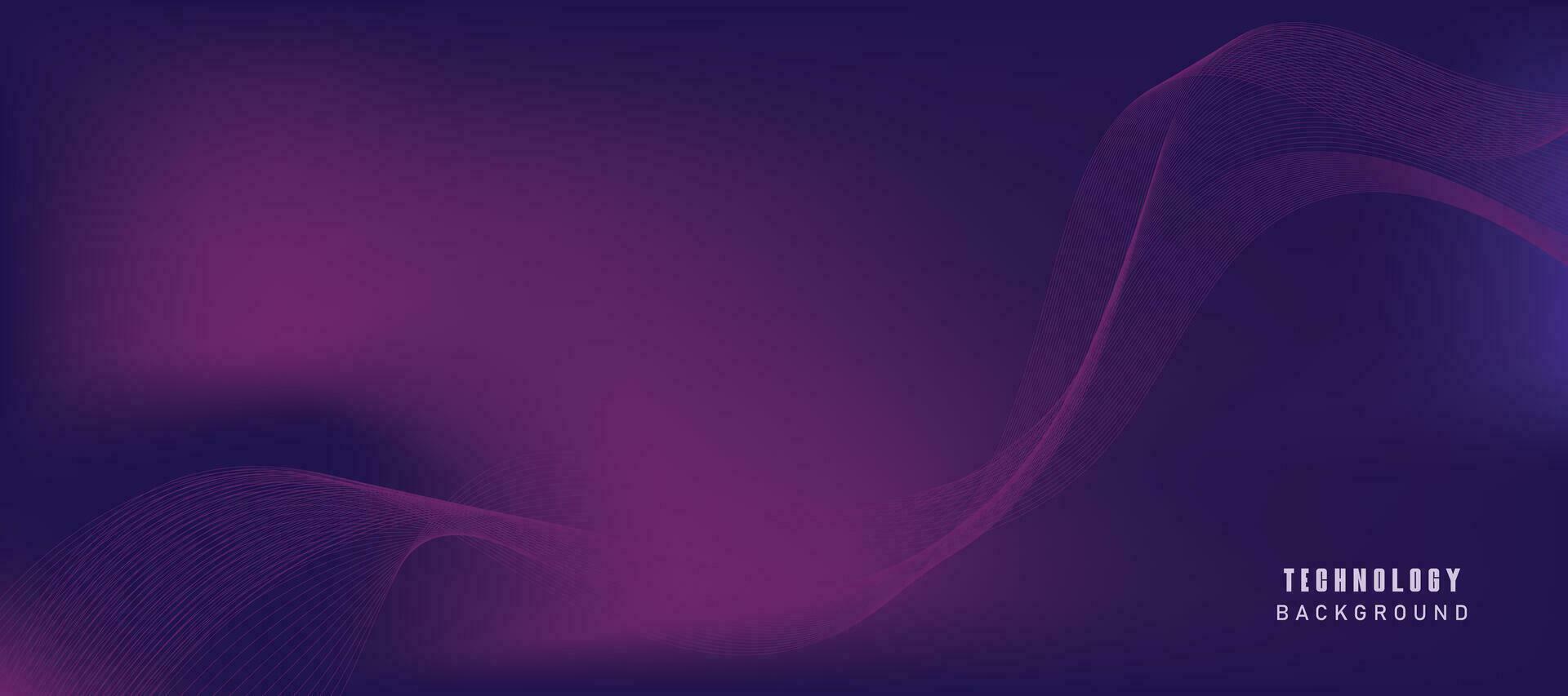 abstract Purper achtergrond met golven vector