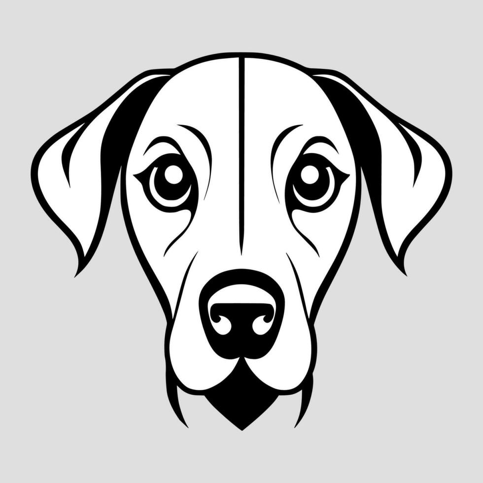 schattig hond vector zwart en wit tekenfilm karakter ontwerp verzameling. wit achtergrond. huisdieren, dieren.