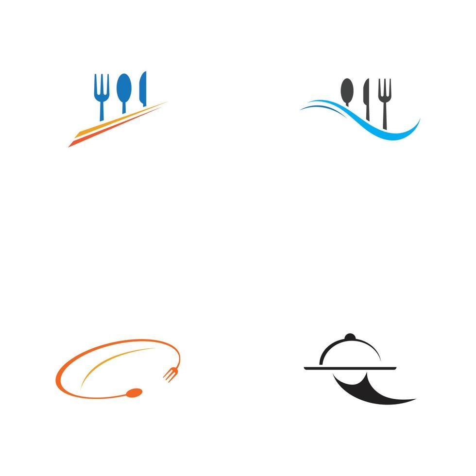 restaurant logo vector illustratie ontwerpsjabloon