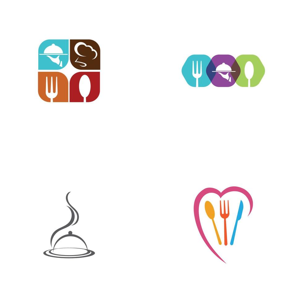 restaurant logo vector illustratie ontwerpsjabloon