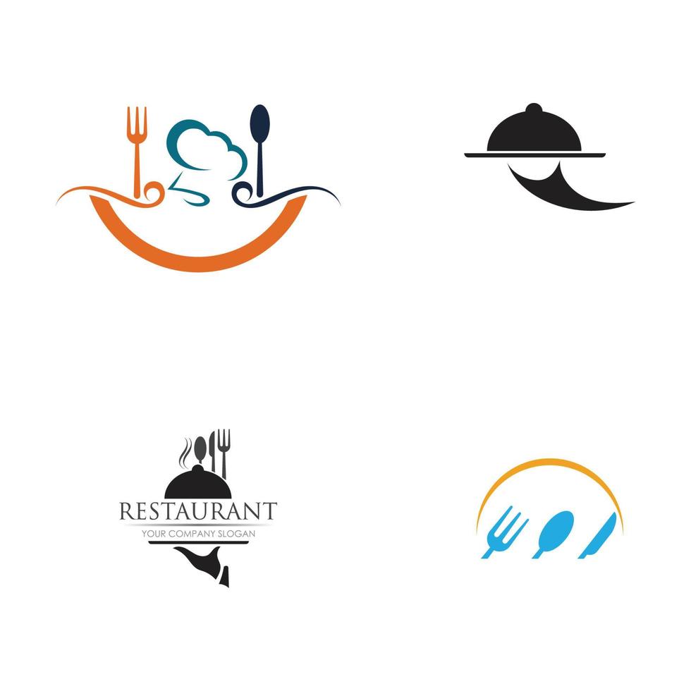 restaurant logo vector illustratie ontwerpsjabloon