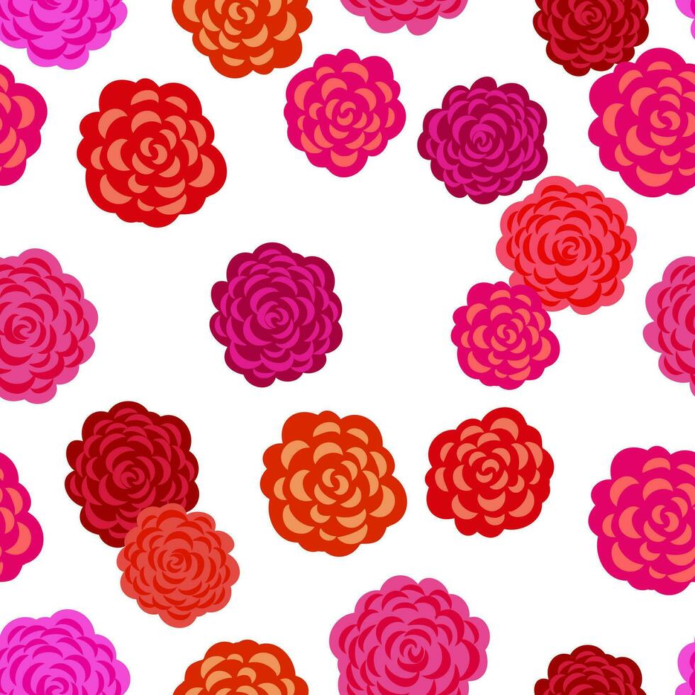naadloos bloemen patroon vector schetsen