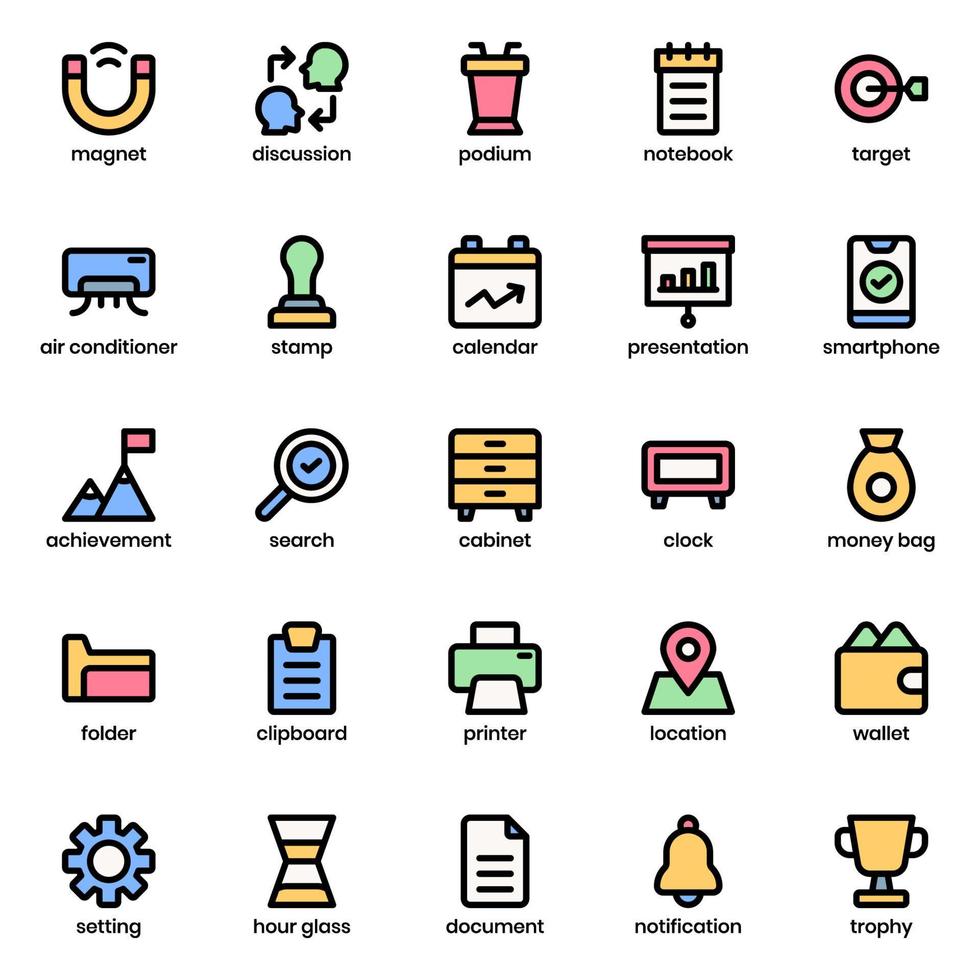 business icon pack voor uw website-ontwerp, logo, app, ui. zakelijke pictogram schets ontwerp. vector grafische illustratie en bewerkbare lijn.