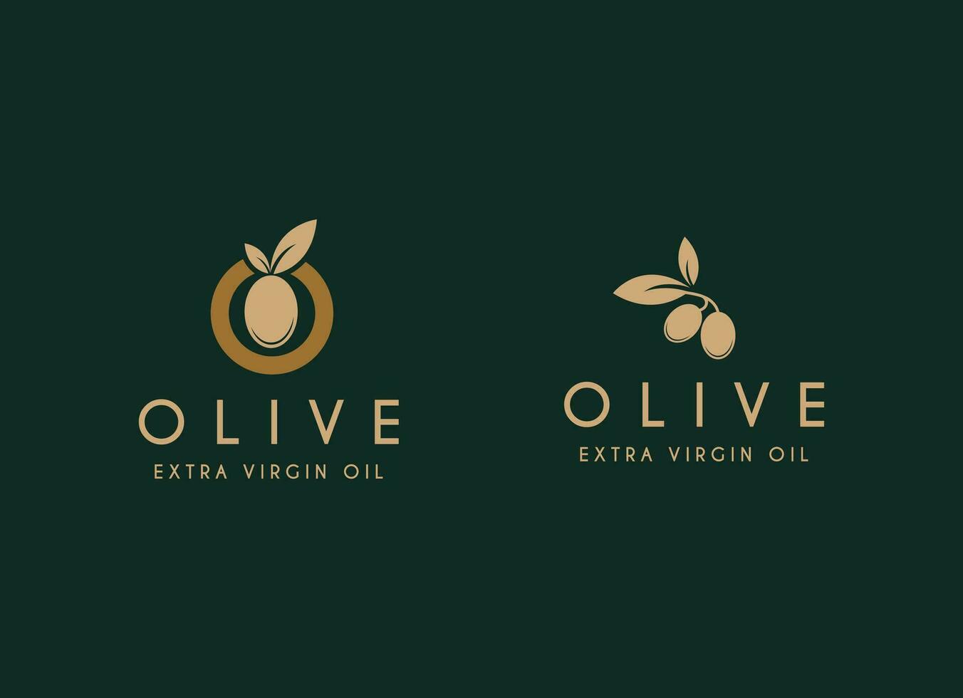 olijf- olie logo ontwerp vector icoon natuur schoonheid en Gezondheid