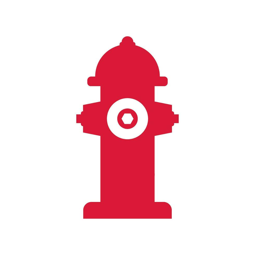 brand hydrant icoon. brandweerman illustratie teken. brand symbool of logo. vector