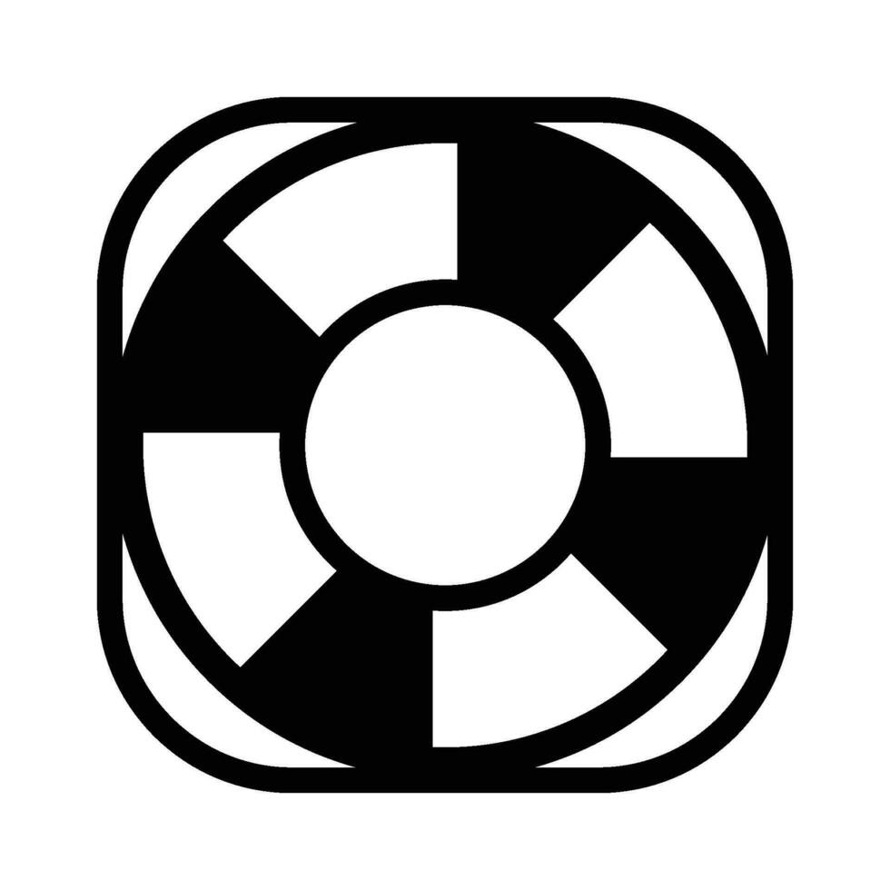 reddingsboei icoon vector logo sjabloon