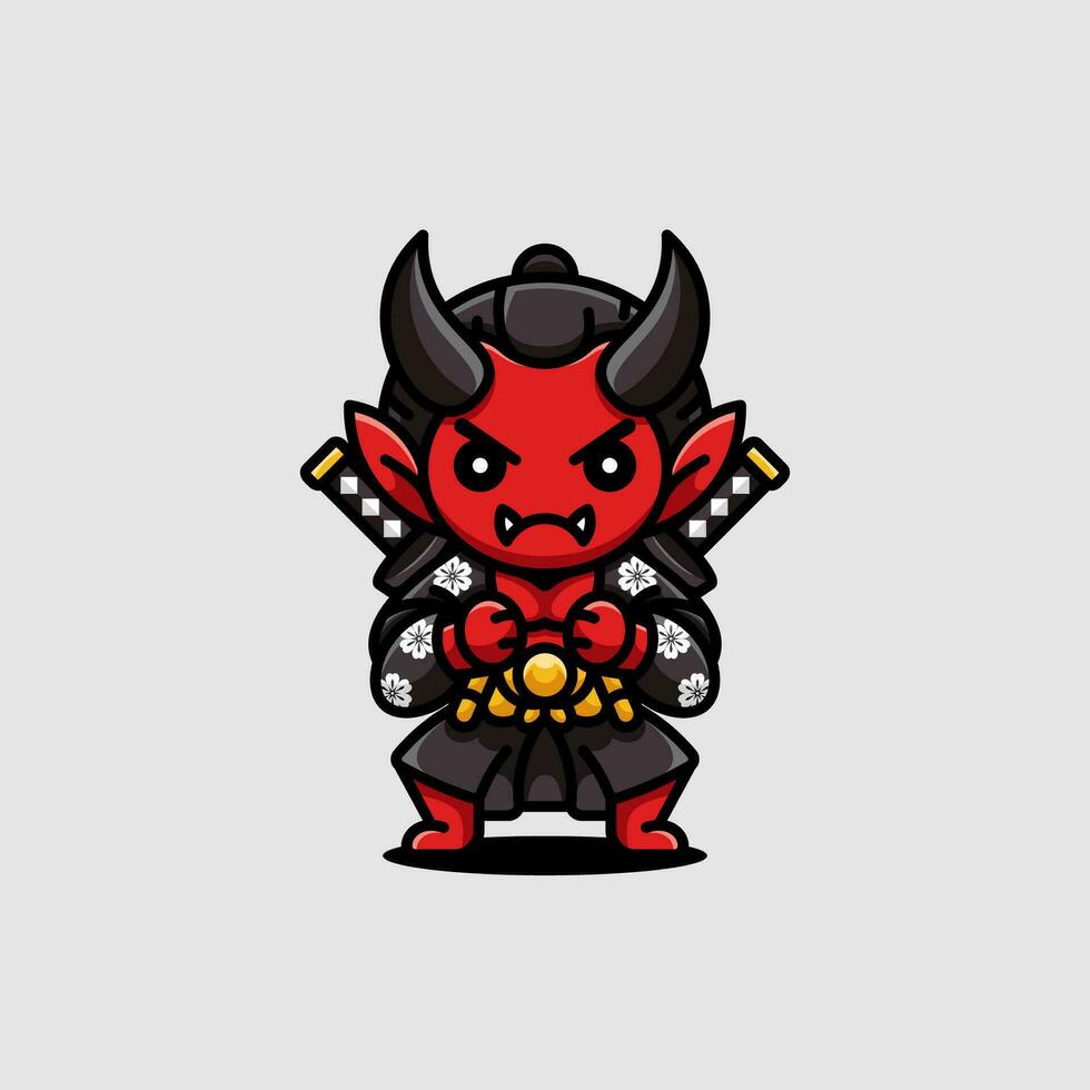 japans demon logo vector