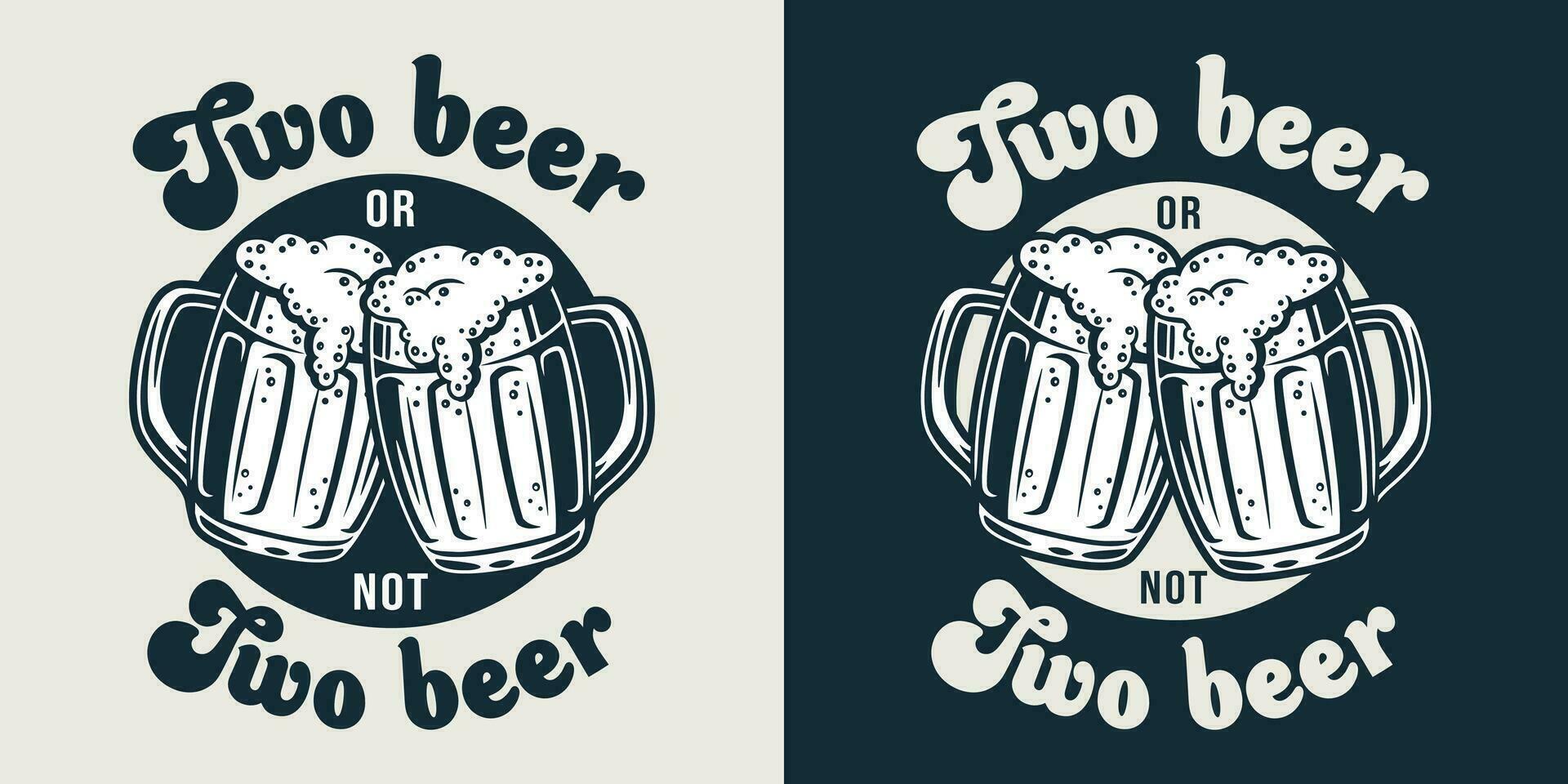 embleem van bier mok met schuim bar poster vector