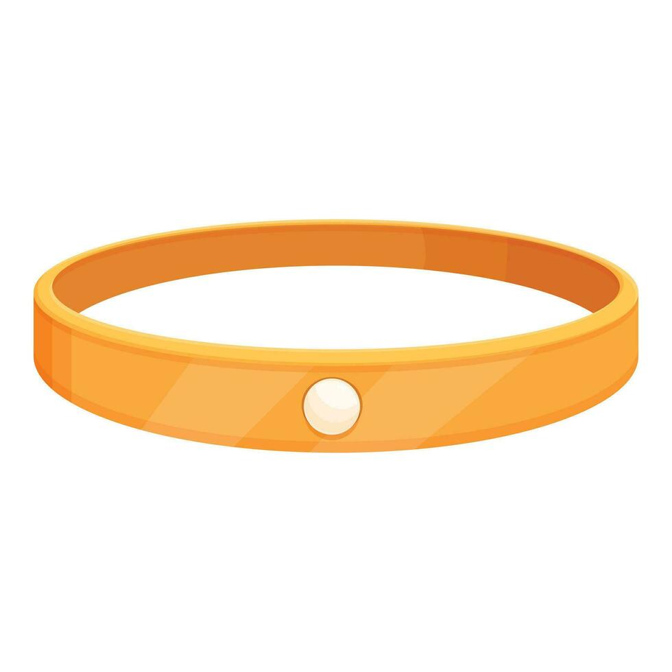 goud ring icoon tekenfilm vector. armband op te slaan doos vector