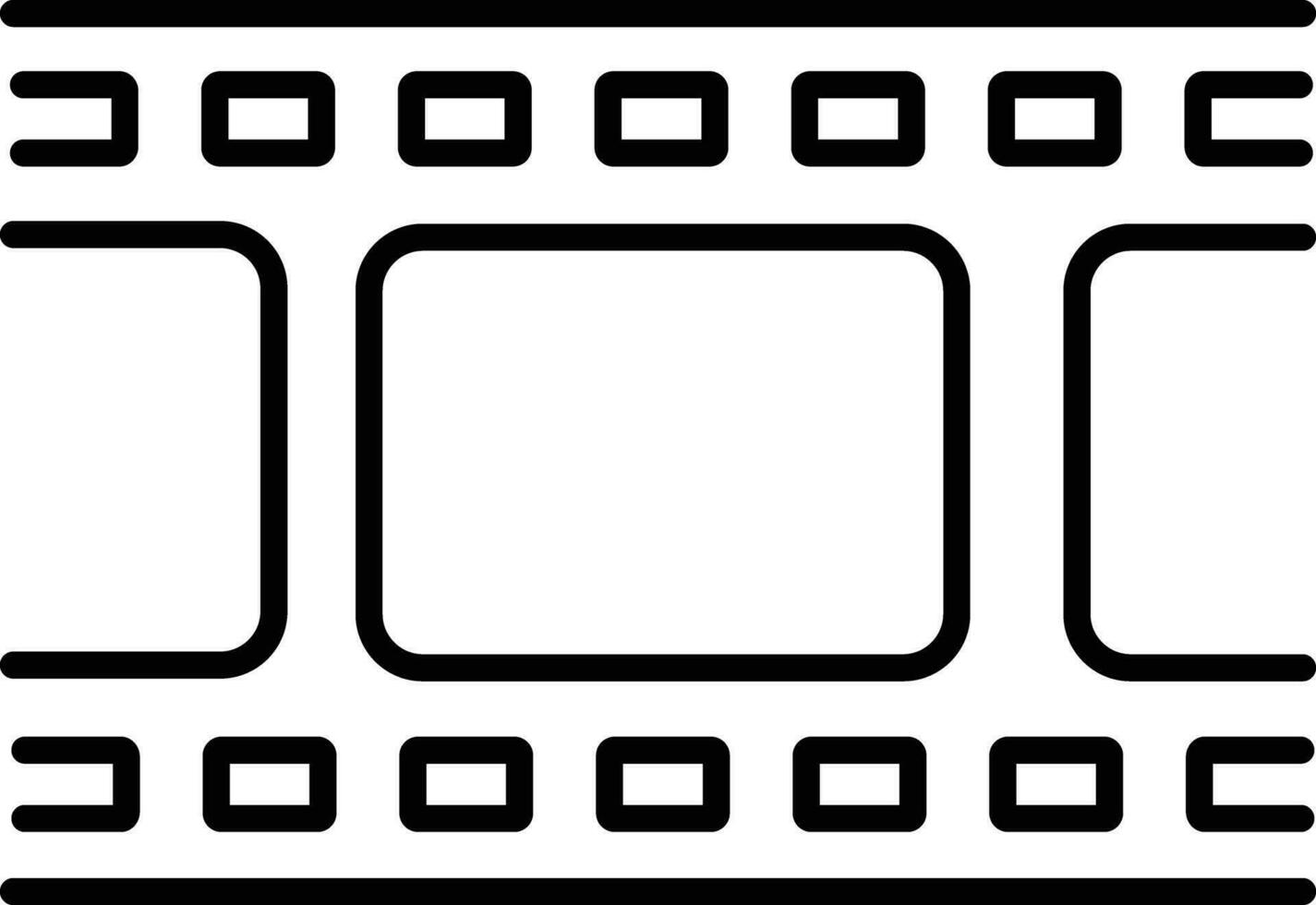 camera haspel schets vector illustratie icoon