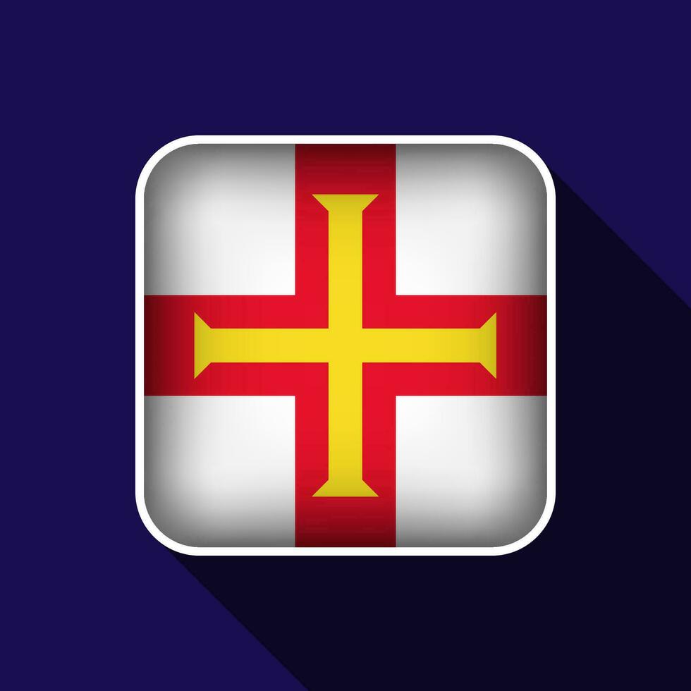 vlak Guernsey vlag achtergrond vector illustratie