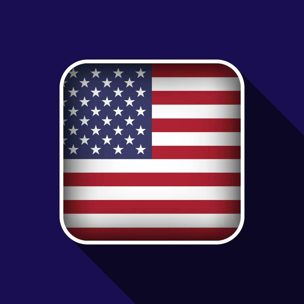 vlak Verenigde Staten van Amerika vlag achtergrond vector illustratie