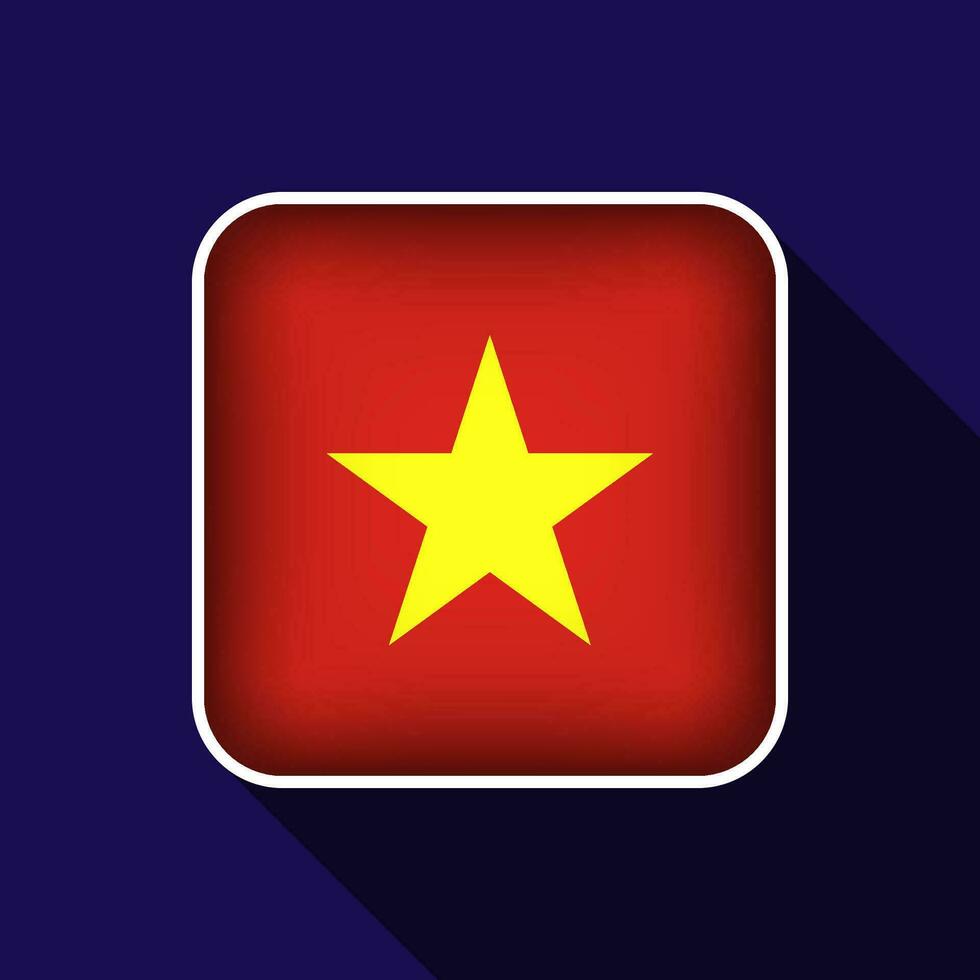 vlak Vietnam vlag achtergrond vector illustratie