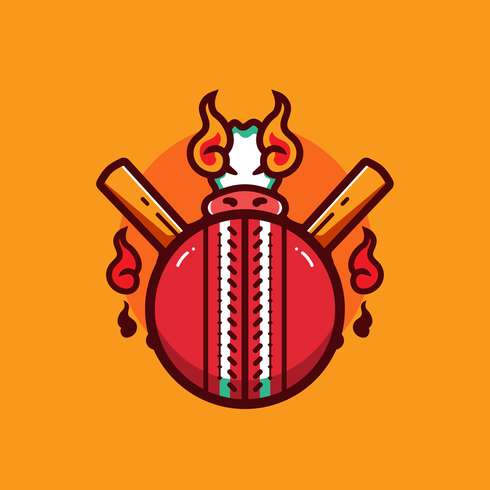 cricket bal vector