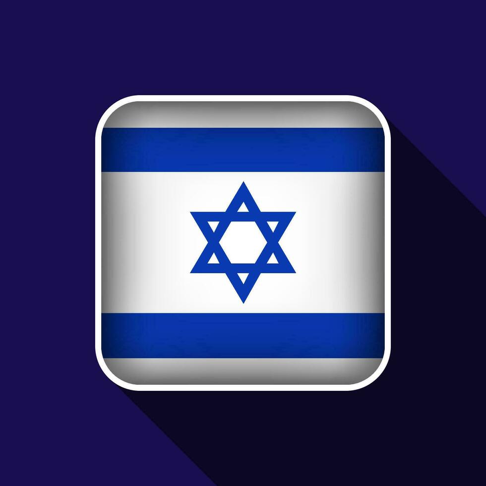 vlak Israël vlag achtergrond vector illustratie