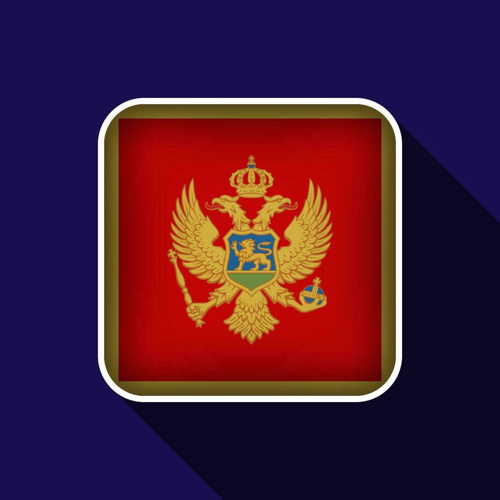 vlak Montenegro vlag achtergrond vector illustratie