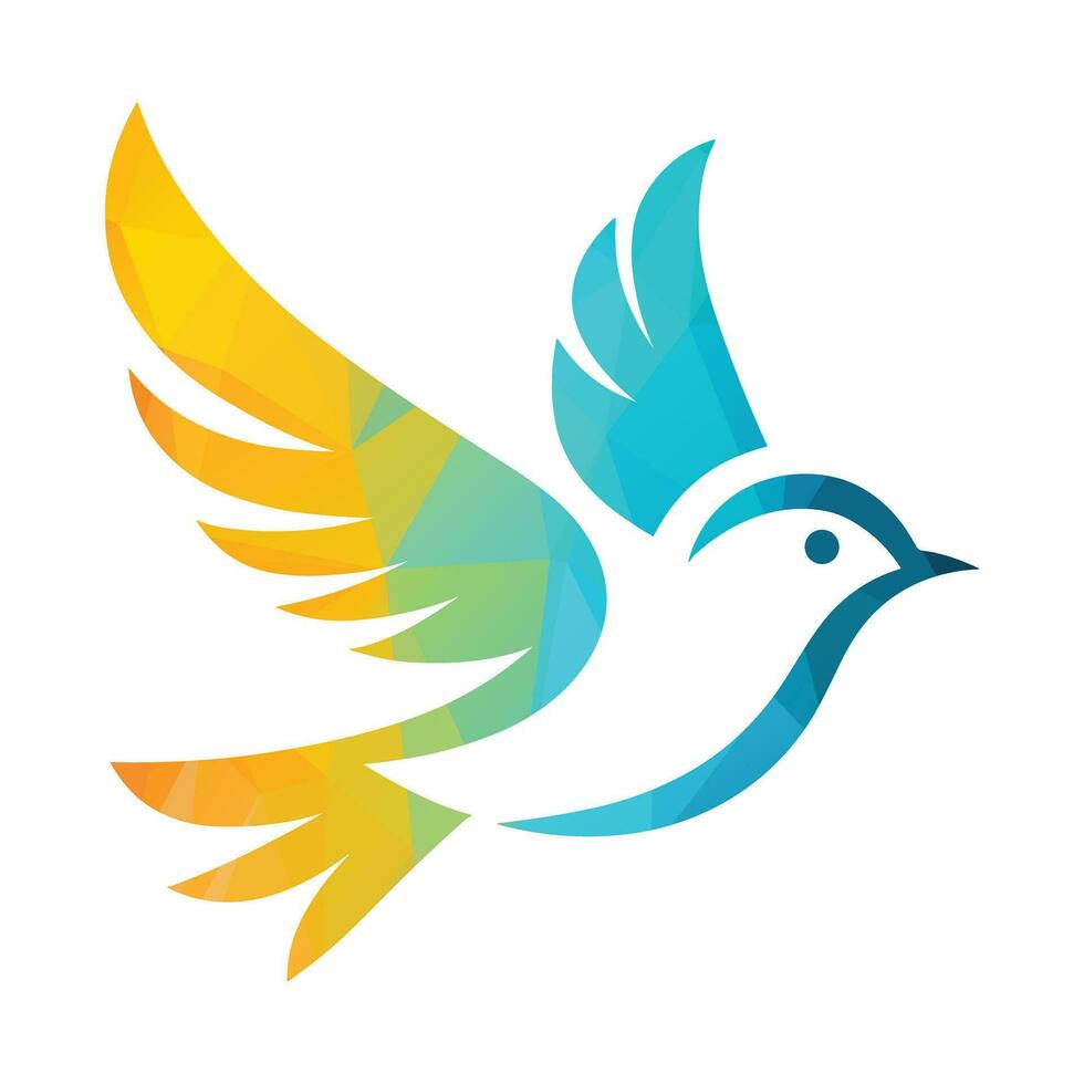 vogel logo ontwerp vectorillustratie vector