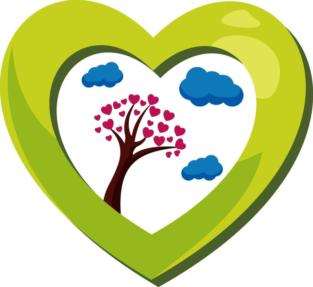 schattig gelukkig valentijnsdag dag set. tekenfilm liefde romantisch stickers elementen met harten. hand- getrokken vector illustratie