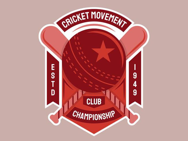 Funky Cricket Logo Vector