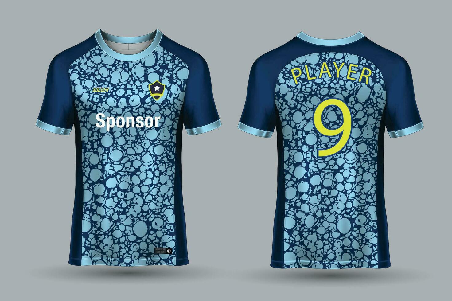vector voetbal Jersey sjabloon sport t overhemd ontwerp